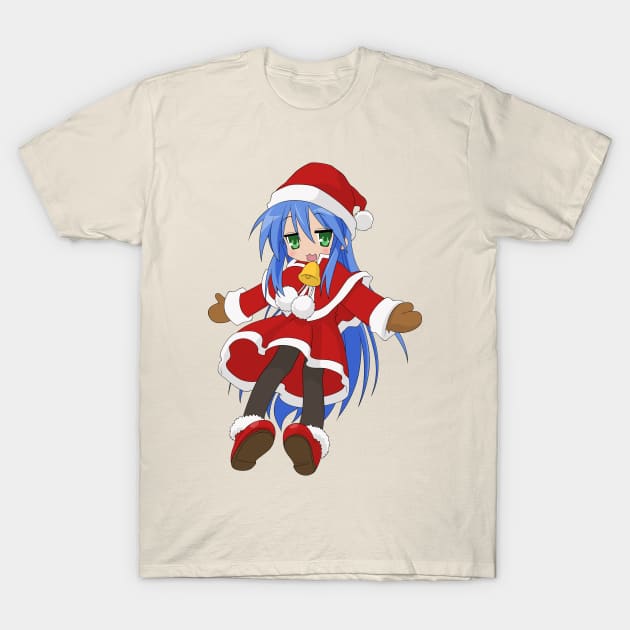 Konata Santa T-Shirt by KokoroPopShop